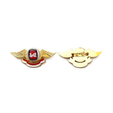 Mulyocreative Wing Panitia Pemilihan Kepala Desa Lencana Pin [2 Pcs] Emas