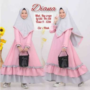 Jual BajuYuli Polos Gamis Baju Muslim Anak Perempu an