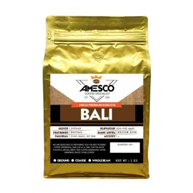 Kopi Robusta Bali 1KG Fresh Premium Kopi Murni | Kopi Bali Amesco Coffee - KOPI BUBUK BUBUK SEDANG