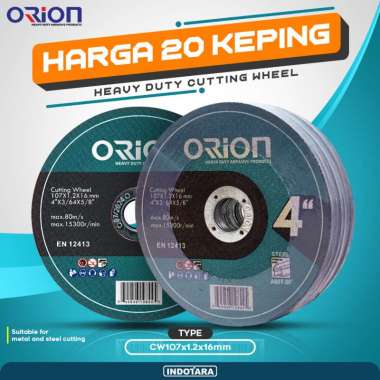 Jual (5 Pcs) Mata Gerinda Potong 16 Cutting Wheel Orion - CW405x3x25