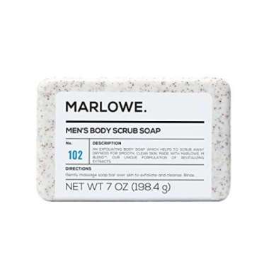 marlowe men's body scrub soap