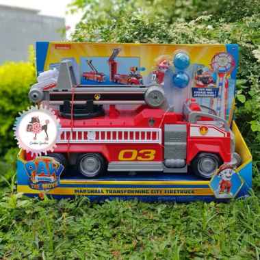 marshall transforming city firetruck