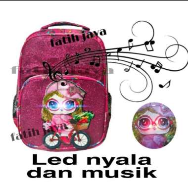 Jual OEM Jepang Frozen Tas Sekolah Anak Perempuan - Purple