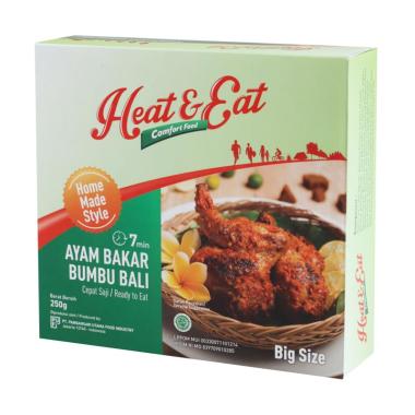 Jual Heat & Eat Ayam Bakar Bumbu Bali Makanan Instan