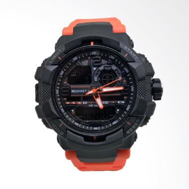 jual reddington jam tangan pria hitam kombinasi orange jarum orange rd6064 harga jual reddington jam tangan pria hitam kombinasi orange jarum orange rd6064 harga