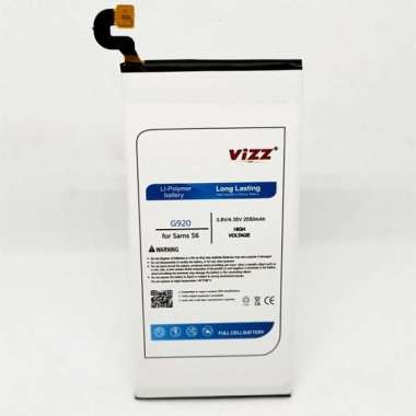 Baterai double power vizz G920 baterai samsung galaxy S6/S6 flat original vizz