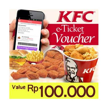 Jual KFC Value E-Voucher [Rp. 100.000] Online - Harga
