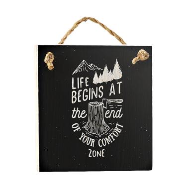 Jual Kayugraphy A009 Poster Quote Wooden Vintage Kayu