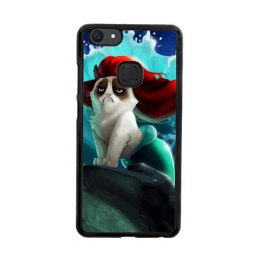 jual flazzstore grumpy cat and disney the mermaid z0023 custom casing for vivo v7 plus jual flazzstore grumpy cat and disney the mermaid z0023 custom casing for vivo v7 plus