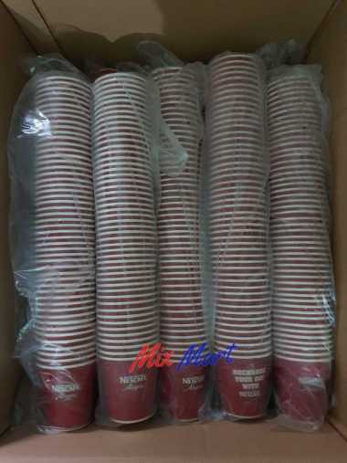 Paper Cup 6.5 oz Nescafe Recharge isi 50