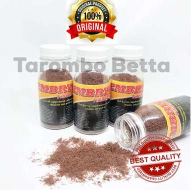 Cacing Sutra Kering Pakan Makanan Ikan Hias Sutera Tubifex SP - EMBRYO 20gr