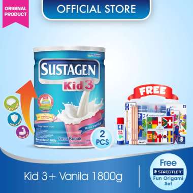 Jual Buy 3 Sustagen Kid 3 Vanila Susu Formula 1800 G Free Lock Lock