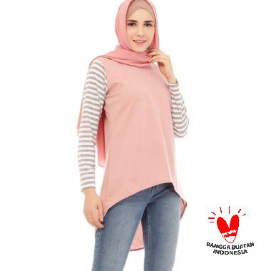 Jual Mybamus Two Tone Lucy Top Wanita Online Juli 2020