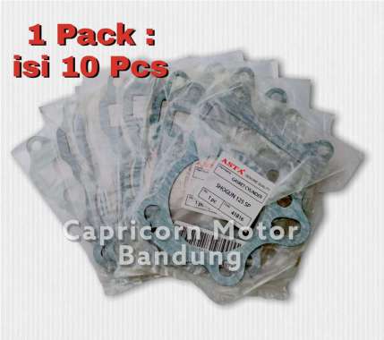 isi 10 Paking Gasket Blok Boring Bawah SHOGUN 125 SP ASTA