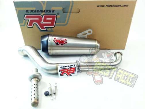 Knalpot R9 Nmax 150 Alpha Series/R9 knalpot racing alpha nmax