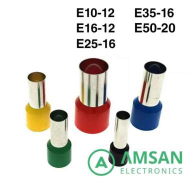 Skun Ferrules 10 16 25 35 50 mm 10mm 16mm 25mm 35mm 50mm Ferules E16-12