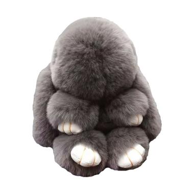 Jual Kopenhagen Fur Rabbit Doll Boneka - Grey Online