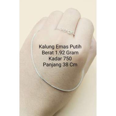 22 Harga Kalung Emas Putih 1 Gram - Info Cuan