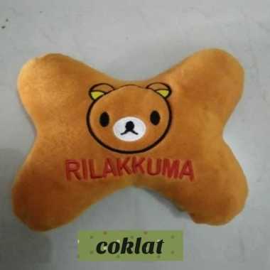 PROMO TERMURAH BANTAL MOBIL KARAKTER KARTUN PR PCS. coklat