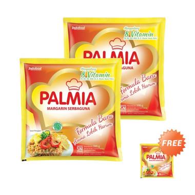 Jual Buy 2 Get 1 Free - Palmia Margarine Serbaguna [200 g 
