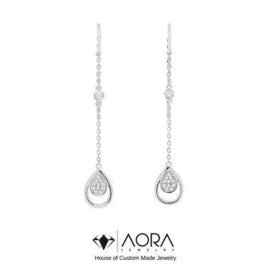 AORA JEWELRY - Anting Korea simple 4ER110 (Haengbog Earring)