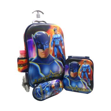 Jual DJ Fashion 6D 4 in 1 Justice Tas Troli Anak Online 