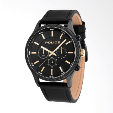 Jual Police Pace Chrono Ion Plating Case Leather Strap Jam 