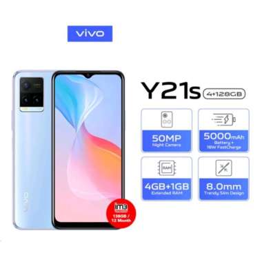 Jual Vivo Ram Y21 S 4 128 Agustus 2022 - Garansi Resmi & Harga Murah