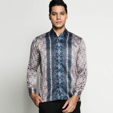 Jual Parama Batik Pastel Slim Fit Kemeja Lengan Panjang