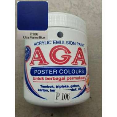 Cat Air Tembok Dekorasi Poster Lukis Aga 250Cc Ultra Marine Blue P106