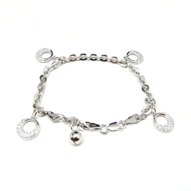 Beauty Culture BCGT061 Gelang Nori Donat Perhiasan Wanita - Silver [Original] SILVER