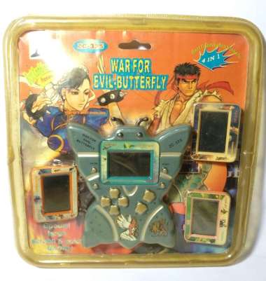 Game Watch Gimbot Gamebot Langka Street Fighter Extreme Sports Skiing Jet Sky War Fight Game Rare Ov