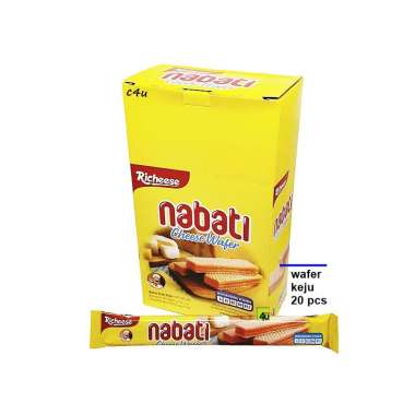 Jual Richeese Nabati Wafer Dus 80 pcs Online September ...