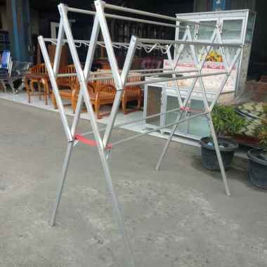 Jual Matahari Aluminium Harmonika Sahara Jemuran - Silver ...