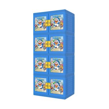Jual Lemari Palstik 8574 Doraemon - Biru [No Key] Online 