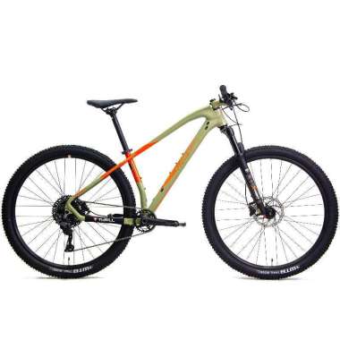 THRILL Ravage 4 Sepeda MTB [29 Inch] Hijau Orange Size frame 16"