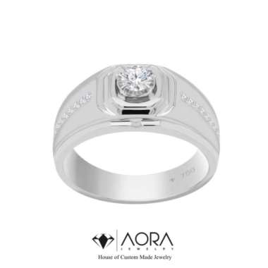 GIA Diamond Man Ring 9MR42W