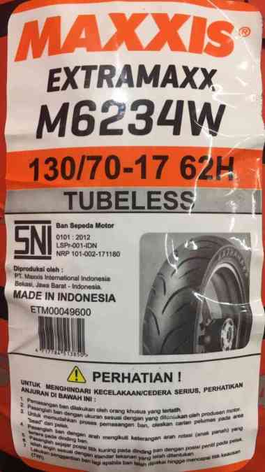 Ban Motor Tipe 130/70-17 Terbaru & Ori - Harga Promo