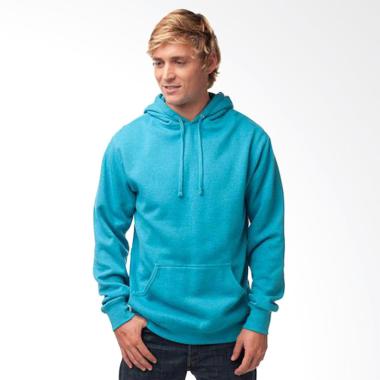 Jual Refill Stuff Hoodie Polos Sweater Pria - Aqua Blue