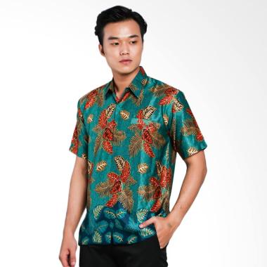 Jual Blitique Abimayu Mengunir Kemeja Batik Pria Hijau  