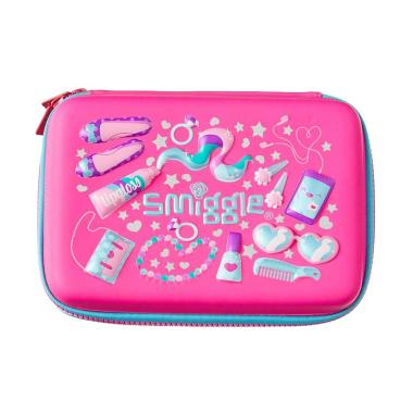 Jual Smiggle Hello Scented Hardtop Pencil Case - Pink 