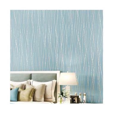 jual tokuniku 7065 wallpaper 3d non woven fashion modern stripes dekorasi dinding sky blue 53 jual tokuniku 7065 wallpaper 3d non woven fashion modern stripes dekorasi dinding sky blue 53