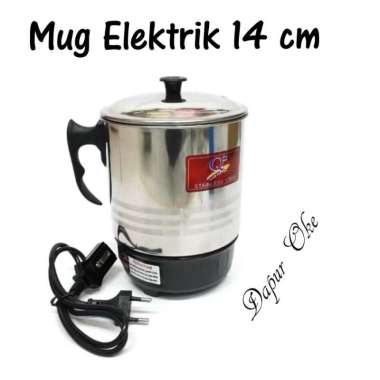 Mug Elektrik 14 cm / Mug Listrik / Mug Travel