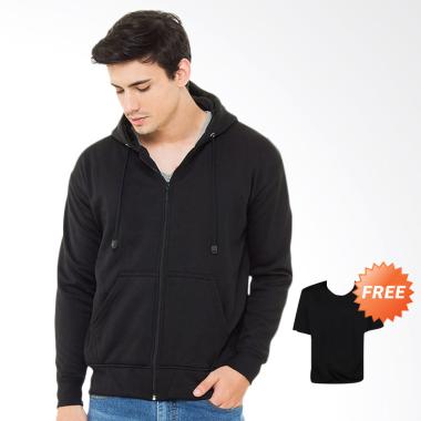 Download Gambar Jaket Hoodie Hitam Polos - Kumpulan Model Kemeja