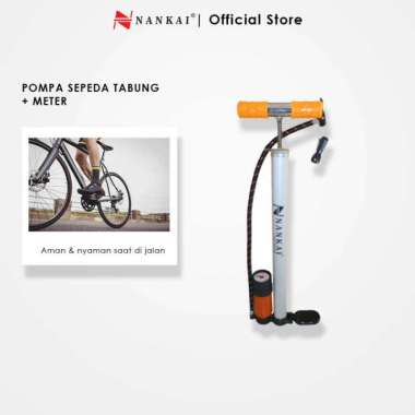 Pompa Sepeda Tabung + Meteran Nankai
