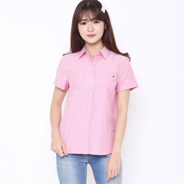 Baju Kemeja Pink Wanita - Kumpulan Model Kemeja