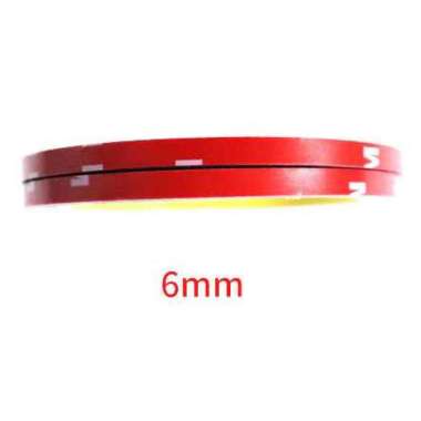 Double tape 3m Merah Double tip Lem 2 Sisi Kecil Besar VN3 Panjang 3M