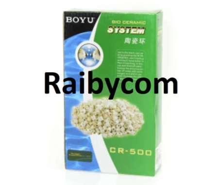 BOYU FILTER AKUARIUM BIO CERAMIC RING 500 GR Bio Keramik Ring Aquarium