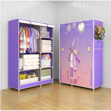 Jual super cantik LMJ-128 Jumbo Portable Kain Lemari