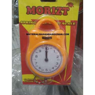Alat Timbang Barang Jarum Manual 10kg Penimbang Beban Gantungan Orange